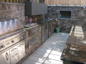 outdoor kitchens